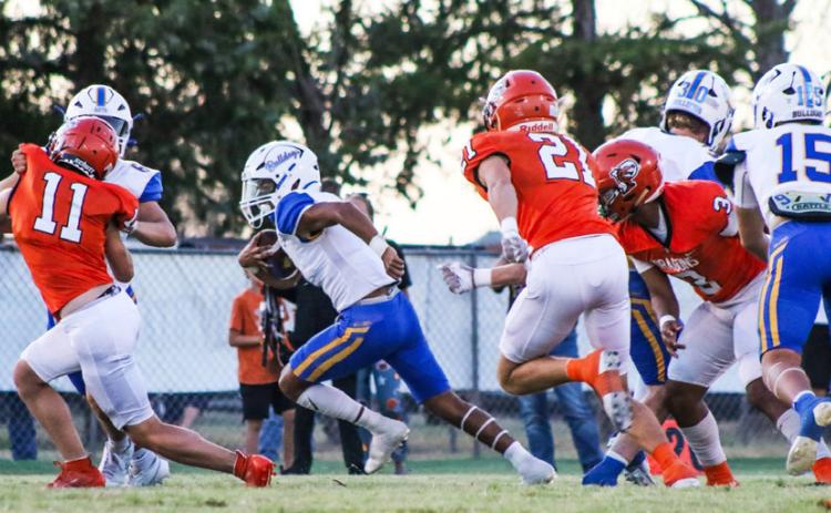 PADUCAH FALLS The Paducah Dragons took a tough loss to the Spur Bulldogs 67-56 in Friday night’s Paducah Homecoming game. | COURTESY PHOTO