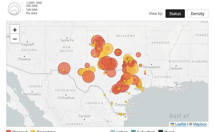 Texas Tribune charts data centers across state