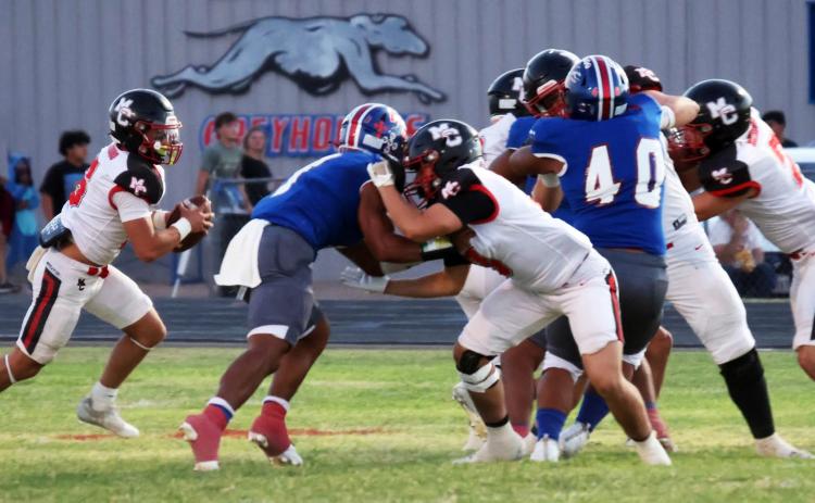 MATADORSWIN The Motley County Matadors defeated the Knox City Greyhounds 56-49 on the road Friday night. The #2-in-the-state Matadors are undefeated (4-0) for the season. | COURTESY PHOTOS
