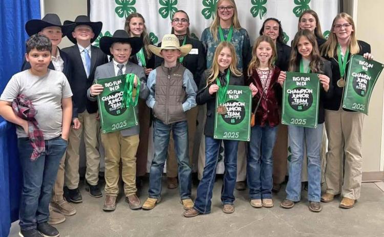 Last week, Briscoe County 4-H earned several honors at the District 1 4-H Horse Judging Contest. In overall team results, Briscoe placed 1st in Junior and 2nd in Intermediate. In overall individual results, Ryker Burson placed 2nd in Junior. | COURTESY PHOTOS