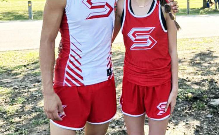 SILVERTON AT STATE At the State Cross Country Meet last week in Round Rock, Silverton’s Melody Rampley finished 29th, and Alex Acevedo finished 22nd. This was Rampley’s second year as a state qualifier, and Acevedo qualified all four years in high school. | COURTESY PHOTO