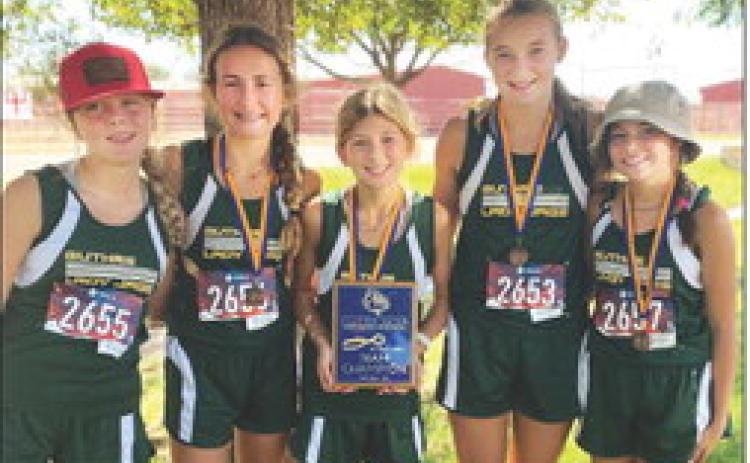 Guthrie HS girls finish 4th, JH girls 1st at Spur XC meet