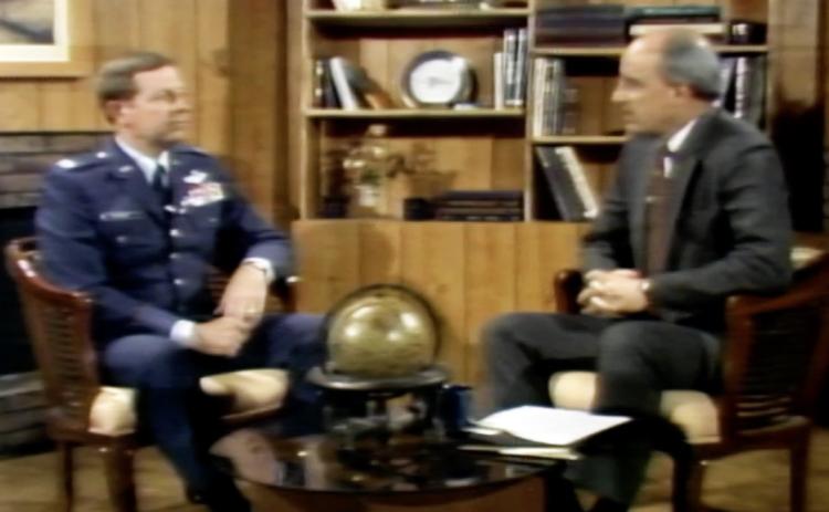 VETERAN FROM WEST TEXAS Major General Robert Dempsey, a Floydada High School graduate, was interviewed several years ago on Abilene Christian University campus media. | COURTESY PHOTO
