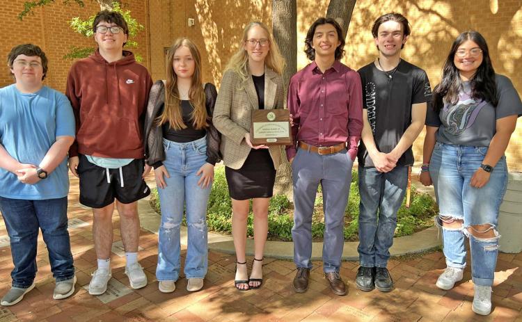 REGIONAL UIL Paducah students competed at the UIL Regional Academic Meet last week at South Plains College and earned the following honors: in Current Issues and Events, 2nd Place Team (Jacob Ferguson, Zoe Wittekiend, Gabriel Angel); in Social Studies, 3rd Place Team (Zoe Wittekiend, Gabriel Angel, Jacob Keasler, Joshua Foster). In individual events, Maria Ramirez competed in Computer Applications and Kaylea Lehman competed in Literary Criticism. | COURTESY PHOTO