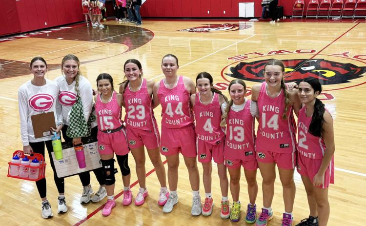 The Guthrie Lady Jags girls basketball team defeated the Silverton Lady Owls 29-28 on the road last week. | COURTESY PHOTO