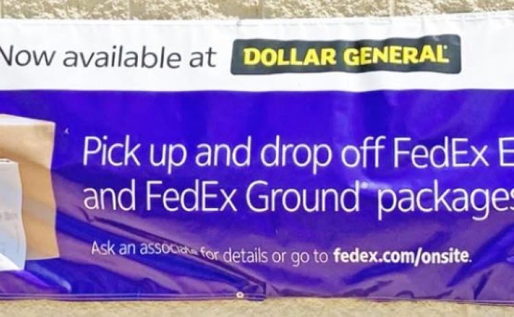 FedEx shipping now available inside Spur Dollar General store