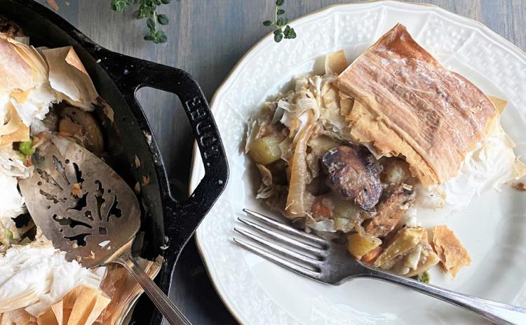 POT PIE Vegetable pot pie can take the chill off a winter night. | ANGELINA LARUE PHOTO