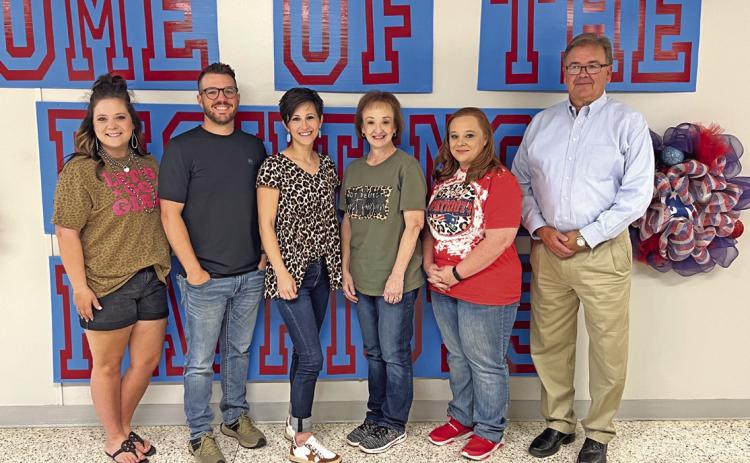 NEWS TAFF Valley schools welcomed the following new employees this week at staff training: Kristen Pigg, Adam Lindsay Elliott, Lucretia Dockery, Mandy Thompson and Jon Davidson. | COURTESY PHOTO