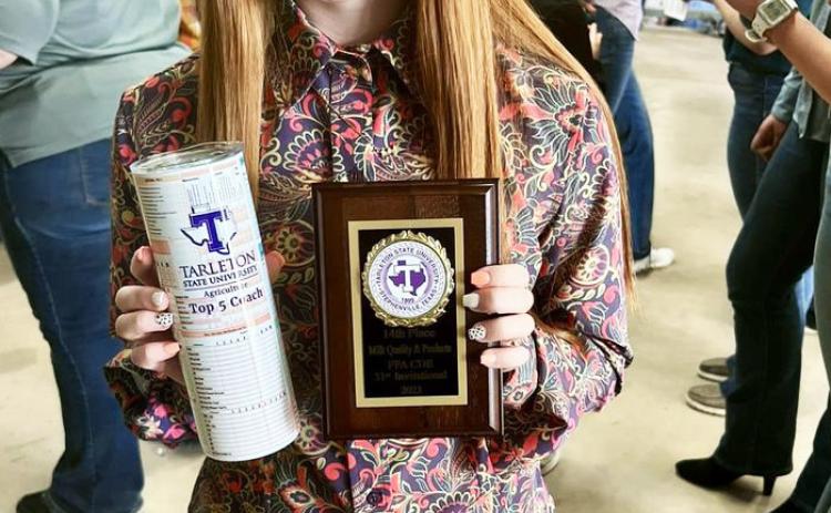 MILK JUDGING HONORS