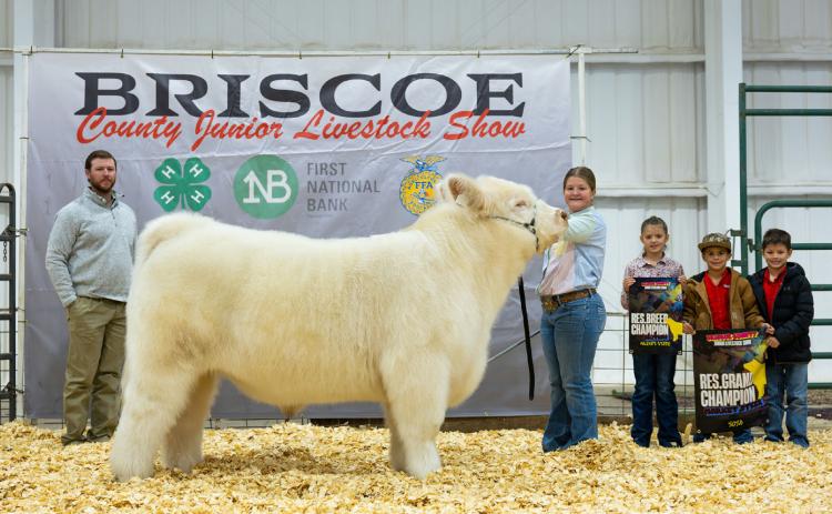 MARKET STEER RESERVE GRAND CHAMPION KYNLIE BROCK