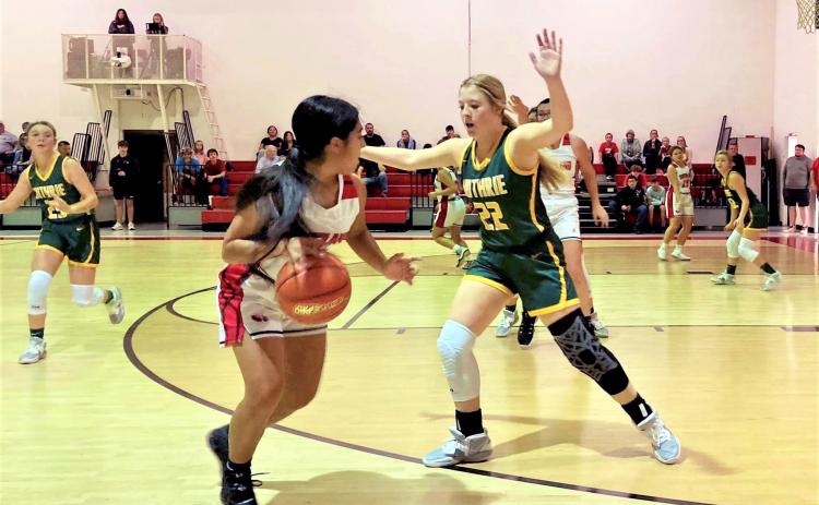 GUTHRIE GIRLS The Guthrie Lady Jags kicked off a new season this year by beating the Southland Lady Eagles 40-5. | COURTESY PHOTO