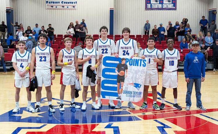 DUNKS ON DUNKS FOR 1000 Valley sophomore Corbin Taylor secured his 1,000-point milestone during the Caprock Tournament over Christmas break, most likely in the form of a dunk. | COURTESY PHOTO &amp; DEY LANE