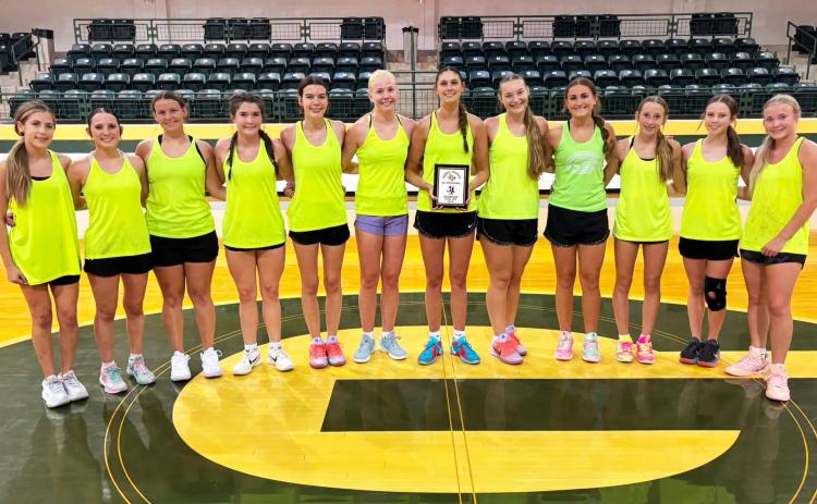 TOP FINISH The Guthrie Lady Jags won the Haskell XC meet last week. | COURTESY PHOTO