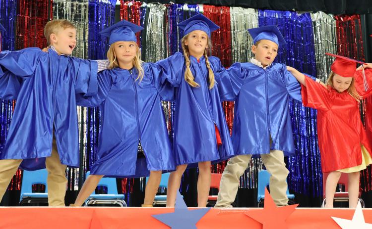 Valley kindergarteners celebrated their graduation last week. Across a fortnight, Caprock Country graduations took place in every corner of our region.Valley and Guthrie graduated last week and Silverton, Motley County and Paducah graduate this week. | SHADI BUCHANAN PHOTO