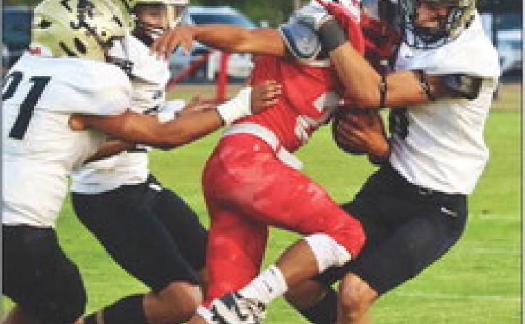 OWLS SUNK BY JAYBIRDS The #2-in-the-state Jayton Jaybirds defeated the Silverton Owls 46-0 Thursday night in Silverton. | AMANDA MCGEE PHOTO