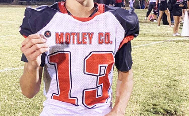 Paul Johannes, junior at Motley County High School, was selected Football Sticker Player of the Week by Texas 1A Fan. | TEXAS 1A FAN