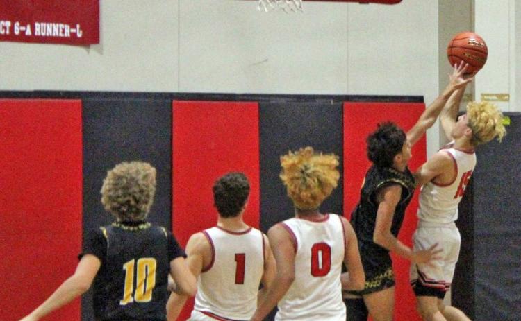MOTLEYWINS On Friday, Dec. 13 the Motley County varsity boys basketball team defeated the Kress Kangaroos 58-48 at home. | COURTESY PHOTO