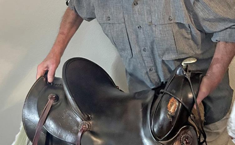 SADDLE UP to celebrate local history in the newly outfitted Schweitzer Saddle Room at the Hotel Matador B&amp;B. Michael Schweitzer set up an heirloom saddle for guests to appreciate. | COURTESY PHOTO