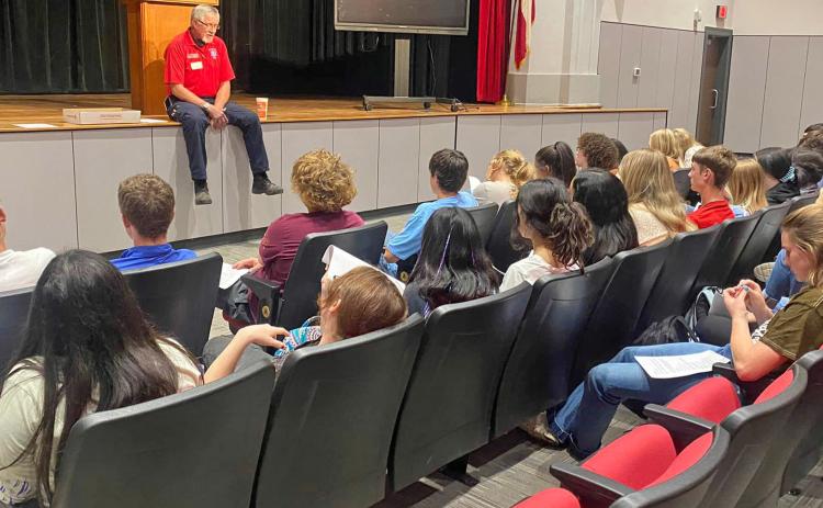 EMS OPPORTUNITIES Silverton juniors and seniors attended an informative presentation about opportunities in emergency management services last week. | COURTESY PHOTO