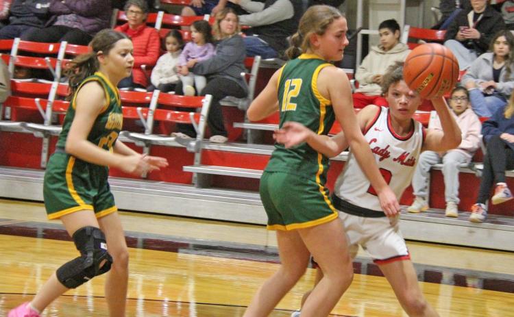 GUTHRIE BASKETBALL The Guthrie Lady Jaguars defeated the Motley County Lady Matadors last week 62-17, and the Guthrie Jags fell to the Matadors 62-53. | COURTESY PHOTO