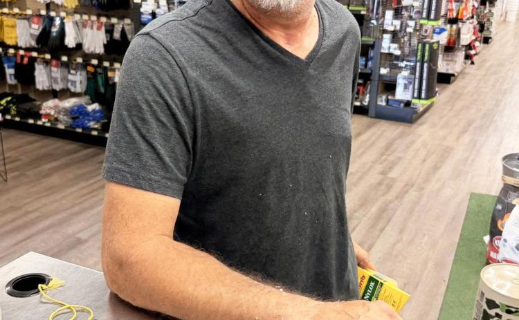 Congratulations go to DarrenTaylor, Plains Lumber’s spring giveaway winner. | COURTESY PHOTO