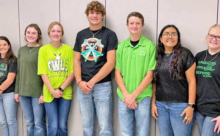 4-H WEEK Silverton 4-H officers promoted the benefits of the club to elementary and junior high students during National 4-H Week. | COURTESY PHOTO