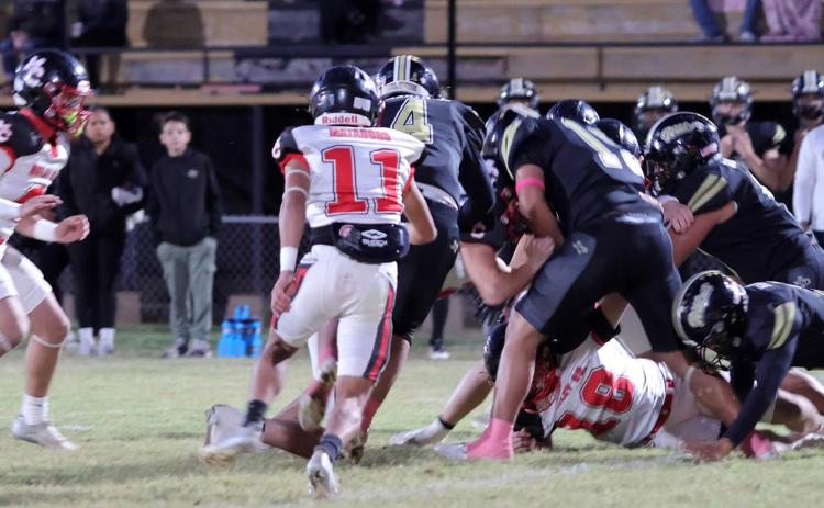 The number-one-in-the-state Motley County Matadors defeated the Crowell Wildcats 66-16 on the road Friday, Oct. 16, bringing the Matadors’ season record to 7-0. This Friday, the Matadors will host the Valley Patriots, fresh off the Patriots' upset victory last week over the Paducah Dragons. | COURTESY PHOTOS