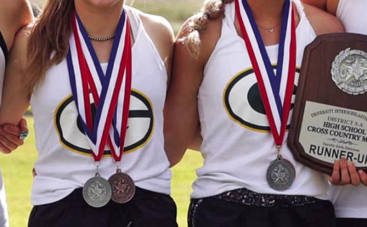 Congratulations go to Guthrie XC athletes Jaydee Foster (12th place) and Lyndee Foster (14th place). Round Rock, here they come! | COURTESY PHOTO