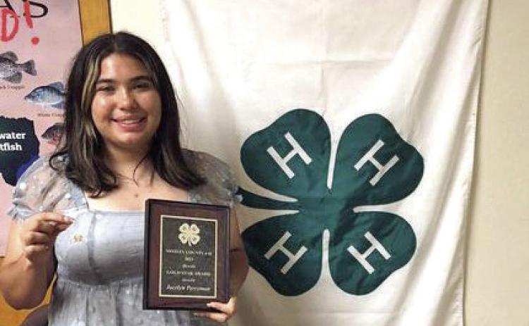 Congratulations go to Jacelyn Perryman, who was recognized by the Motley County 4-H club with her Gold Star award for her service, involvement, and leadership in Motley Co. 4-H. She will be attendingWesternTexas College in Snyder the fall. | COURTESY PHOTO