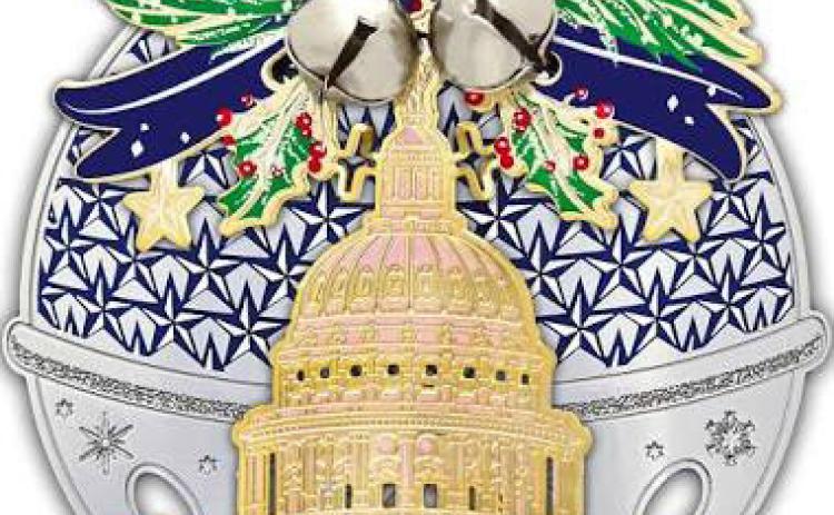 Texas Capital Ornament on sale at Motley Co. Library