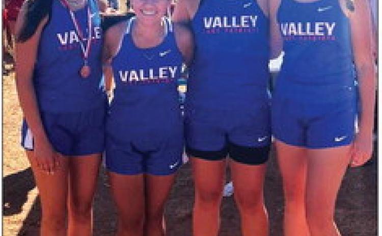 Valley XC medals at Bison Run meet