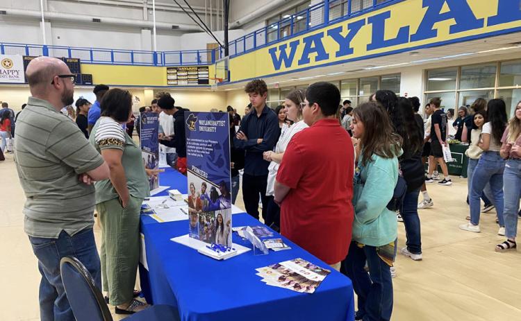 COLLEGE FAIR Silverton juniors and seniors attended a college fair at Wayland Baptist University in Plainview earlier this week. | COURTESY PHOTO
