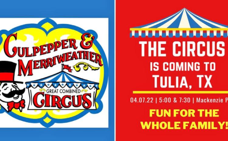 Circus coming to Tulia April 7