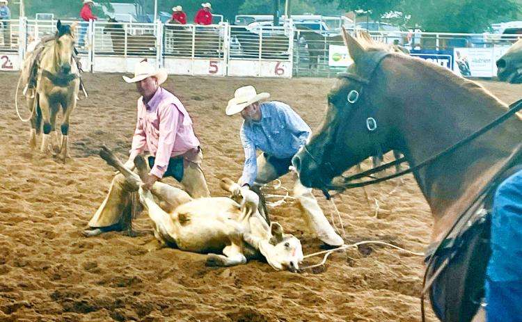 Most ranch rodeos consist entirely of timed events, with the goal being to complete the assigned task in the shortest possible tim. | THETEXASSPUR