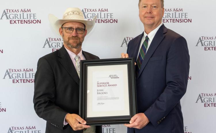 Distinguished Career, Middle Management award for his current role as District Administrator for the Panhandle District 1, a district covering 22 counties. | COURTESY PHOTO JOSH BROOKS of Hall County was recently awarded the