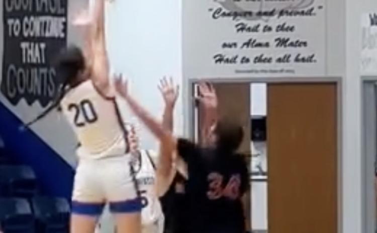 TOURNEYWIN TheValley girls basketball team went 4-0 last week at the Spur tournament, with 4 wins for 4 games. The Lady Patriots defeated Slaton, Lamesa, Lubbock Roosevelt and Spur. Shown isTrinity Schlueter. | COURTESY PHOTO