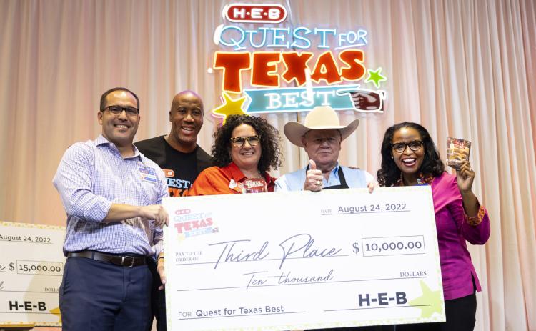 6666 WINNER Burnett Ranches LLC – Four Sixes Ranch was selected among hundreds of entries as the third place winner in the HEB best Texas products contest with its Chuck Wagon Chile Mix. | COURTESY PHOTO