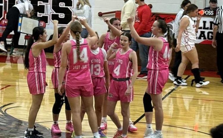 Guthrie’s Lady Jaguars basketball squad defeated the Chillicothe Lady Eagles last week 87-16. | COURTESY PHOTO