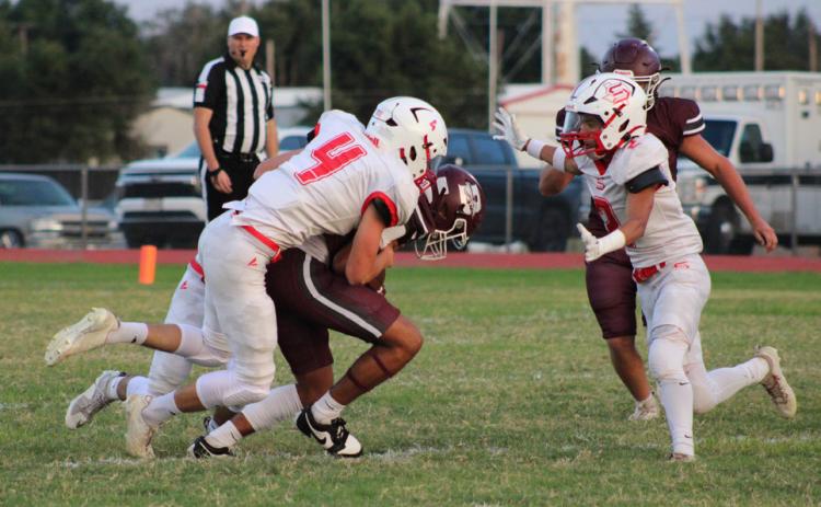 SILVERTONSENIORCOOPERMULLINS was namedTexas Six-Man Coaches Association Division 1 Region 2 All-Region Honorable MentionReceiverforthe2025footballseason. | COURTESYPHOTO