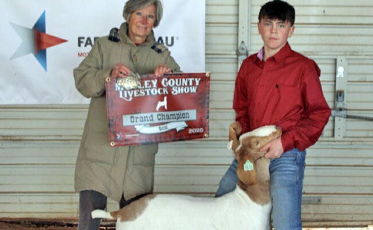 GRAND CHAMPION GOAT BLAIZE BAXTER