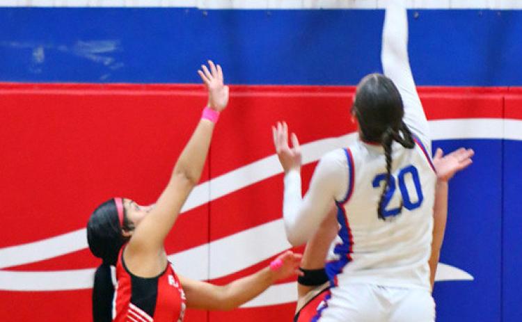 VALLEY BASKETBALL Valley’s two state-ranked teams prevailed last week over Patton Springs. The #1-in-the-state Lady Patriots defeated the Lady Rangers 102-13, and the #15-in-the-state Patriots stopped the Rangers 57-20. | SHADI BUCHANAN PHOTOS