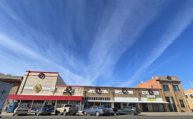 THE LOWE’S MARKET, at left in this 2021 photo, has been an anchor of Matador’s main commercial block for the past 35 years. A planned closure of the store, according to locals, would leave other businesses, such as the Hotel Matador bed &amp; breakfast next door and Billie Dean’s Restaurant on U.S. 62 in tough straits—not to mention local families, a hard-working ranching community, and visitors to the area. | CAPROCK COURIER