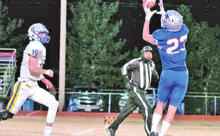 PATRIOTS PREVAIL The Valley Patriots advanced to the regional quarterfinals Friday night in Ralls by defeating the Nazareth Swifts in the bi-district playoff last week. | COURTESY PHOTO