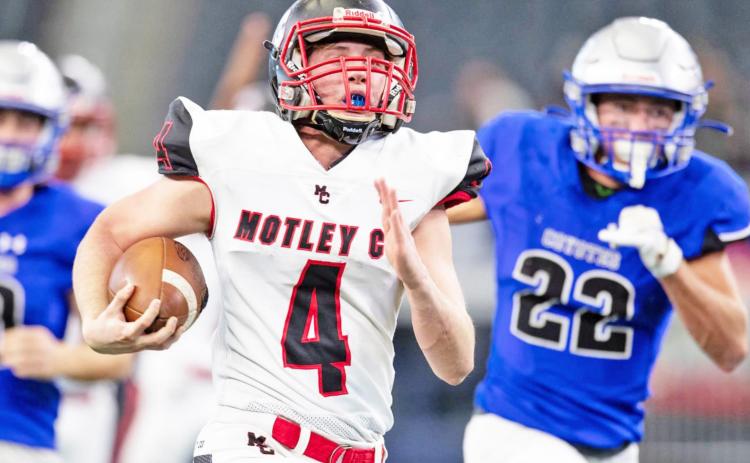 RECORD-SETTER RETURNS Running back Jake Richards, who set the state single-season rushing record as a sophomore in 2019, only to miss six games in 2020, is back this fall for the Motley County Matadors. | COURTESY PHOTO