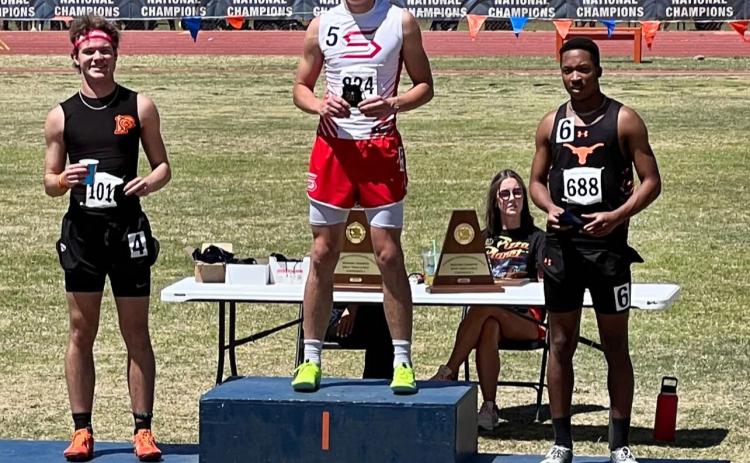 STATE QUALIFIER Paducah’s trackster Cord Piper is State bound in the 110 hurdles with a time of 14.89. He will compete at State in Austin later this month. | COURTESY PHOTO